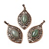 Natural Green Aventurine Pendants G-H065-3R-09-1