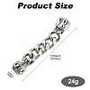 304 Stainless Steel Ends with Chain FIND-CJC0012-141B-2