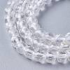 Natural Topaz Crystal Beads Strands G-E560-A26-3