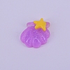 Transparent Resin Cabochon RESI-WH0009-53-1