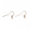 304 Stainless Steel Earring Hooks STAS-S111-010RG-NR-3