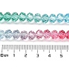 Transparent Painted Glass Beads Strands DGLA-A034-T8mm-A11-3