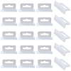 80Pcs Rectangle PP with PE Hanging Tabs KY-CP0001-35B-1