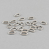 Tarnish Resistant 304 Stainless Steel Open Jump Rings Oval Jump Rings STAS-Q186-03-8x5mm-1