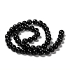 Natural Eyeless Obsidian Beads Strands G-K123-06-12mm-2