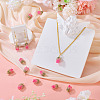 10Pcs Transparent Acrylic Pendants SACR-TA0001-66A-7