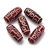 Tibetan Style dZi Beads TDZI-NH0001-E07-06F-1