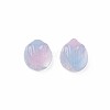 Two Tone Transparent Spray Painted Glass Beads GLAA-Q092-06-C03-2