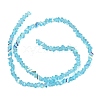 Electroplate Transparent Glass Beads Strands EGLA-P061-04C-AB20-3