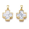 Real 18K Gold Plated Brass Pendants KK-N233-172A-01A-2