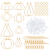 DICOSMETIC DIY Earring Making Kits STAS-DC0001-49-2