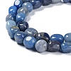 Dyed & Heated Natural Blue Aventurine Beads Strands G-C038-02D-4