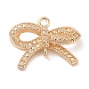 Brass Micro Pave Clear Cubic Zirconia Pendants KK-S388-03G-1