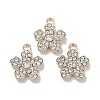 Alloy with Crystal Rhinestone Pendants FIND-C042-04G-1