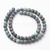 Natural African Turquoise(Jasper) Bead Strands G-G957-25-6mm-2