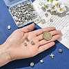 100Pcs 10 Styles Tibetan Styles Alloy Beads FIND-CJ0006-03-4