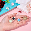 6Pcs 6 Colors Polymer Clay Rhinestone Beads FIND-TA0006-53-5