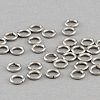 Tarnish Resistant 304 Stainless Steel Open Jump Rings STAS-Q186-02-7x1mm-1