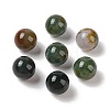 Natural Indian Agate No Hole Sphere Beads G-K353-04A-09-1