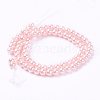 Eco-Friendly Dyed Glass Pearl Beads Strands HY-A008-6mm-RB033-2