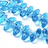 Crystal Glass Beads Strands GLAA-D033-22-3
