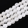 Dyed Natural White Jade Beads Strands X-G-T139-6mm-60-26-4