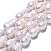 Natural Baroque Pearl Keshi Pearl Beads Strands PEAR-S019-02E-03-3