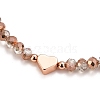 Imitation Jade Style Electroplate Glass Beads Stretch Bracelets BJEW-JB05751-01-2