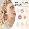 DIY Cat Paw Print Resin Dangle Earring Making Kit DIY-TA0009-51-7
