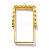 Alloy Open Back Bezel Pendants PALLOY-I223-07G-1