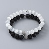 Stretch Bracelet Sets BJEW-JB04513-2