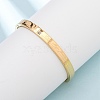 My Forever 304 Stainless Steel Micro Pave Cubic Zirconia Hinged Bangles for Women BJEW-B161-12G-01-1