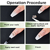 Mushroom Plastic Nail Art Stickers MRMJ-WH20004-07-6