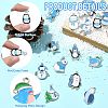 40Pcs 20 Styles Winter Theme Zinc Alloy Enamel Pendants ENAM-CJ0006-43-3
