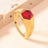 304 Stainless Steel with Cubic Zirconia Finger Rings FS-WG76F9A-16-1