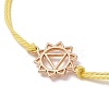 7Pcs 7 Style Alloy Chakra Link Bracelets Set BJEW-JB10017-4