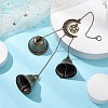 Iron Bell Pendant Decoration HJEW-JM02487-2