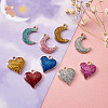 Craftdady Alloy Enamel Pendants PALLOY-CD0001-05-12