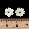 Natural Trochus Shell Flower Charms SHEL-K006-46B-3