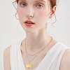 6Pcs Brass Locket Pendants KK-BBC0015-48-5