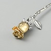 Rose Alloy Hair Sticks MRMJ-WH0077-031G-2