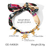 304 Stainless Steel Enamel Multi-Pendant Scarf Necklaces WG041BF-04-1