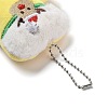 Christmas Theme Cloth Plush Doll Pendant Decorations HJEW-D030-01H-3