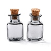 Square Glass Cork Bottles Ornament GLAA-D002-04A-1