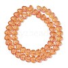 Transparent Glass Beads Strands GLAA-H038-01B-2