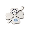 Anti-Tarnish 201 Stainless Steel Pendants STAS-R002-13P-2