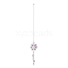 Glass Flower Hanging Ornaments PW-WG00A01-01-1