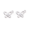 201 Stainless Steel Charms STAS-F192-055S-4