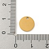 Ion Plating(IP) 304 Stainless Steel Pendants FIND-M017-02G-Y-3