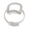 304 Stainless Steel Adjustable Ring for Women RJEW-U014-02P-3